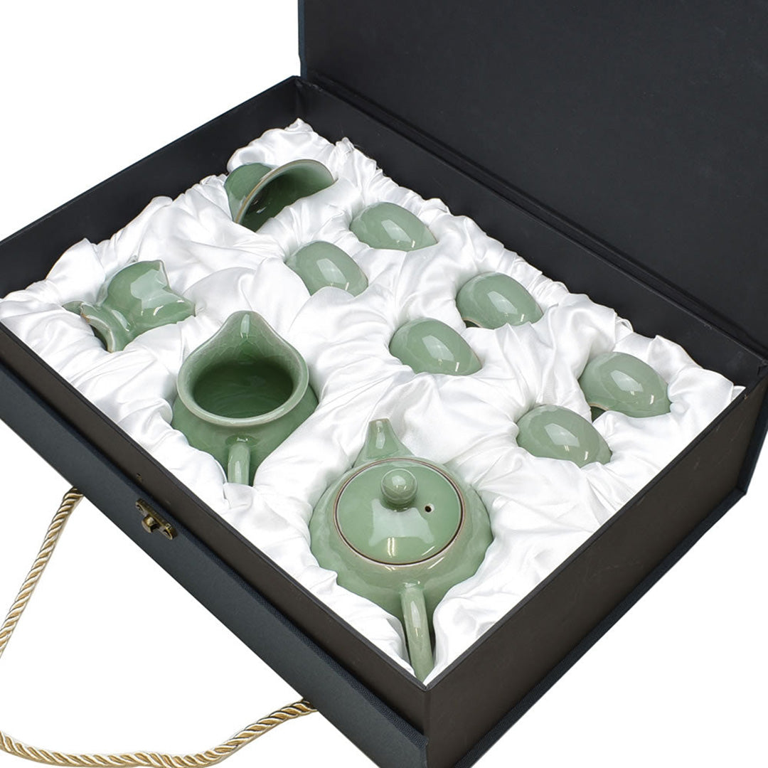 茶器セット（哥窯梅子青）